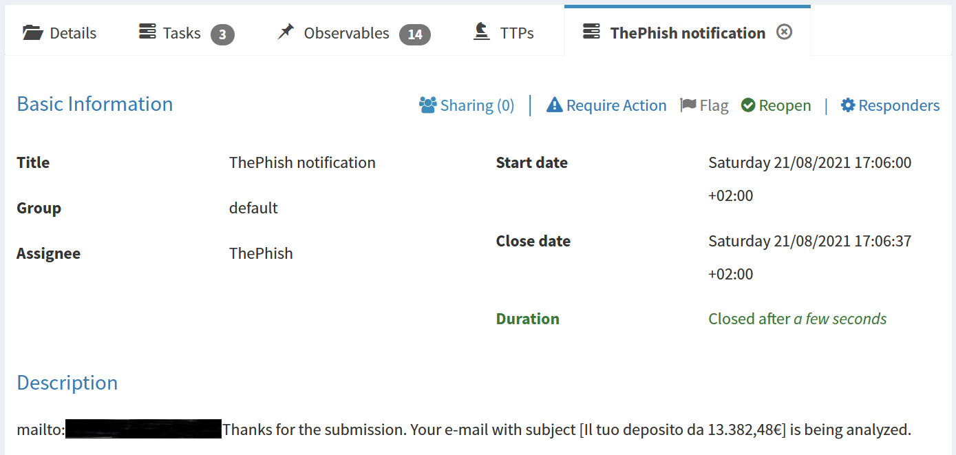 ThePhish notification task